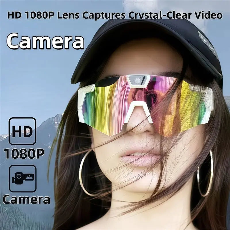 Tennis POV Glasses 4K Glasses Smart Camera Glasses For Men Women For Sports Outdoor Activities