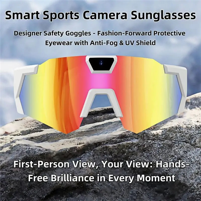 Tennis POV Glasses 4K Glasses Smart Camera Glasses For Men Women For Sports Outdoor Activities